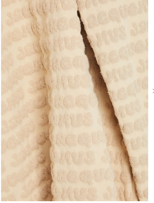 JACQUEMUS Pull demi-zip en jacquard éponge Luis